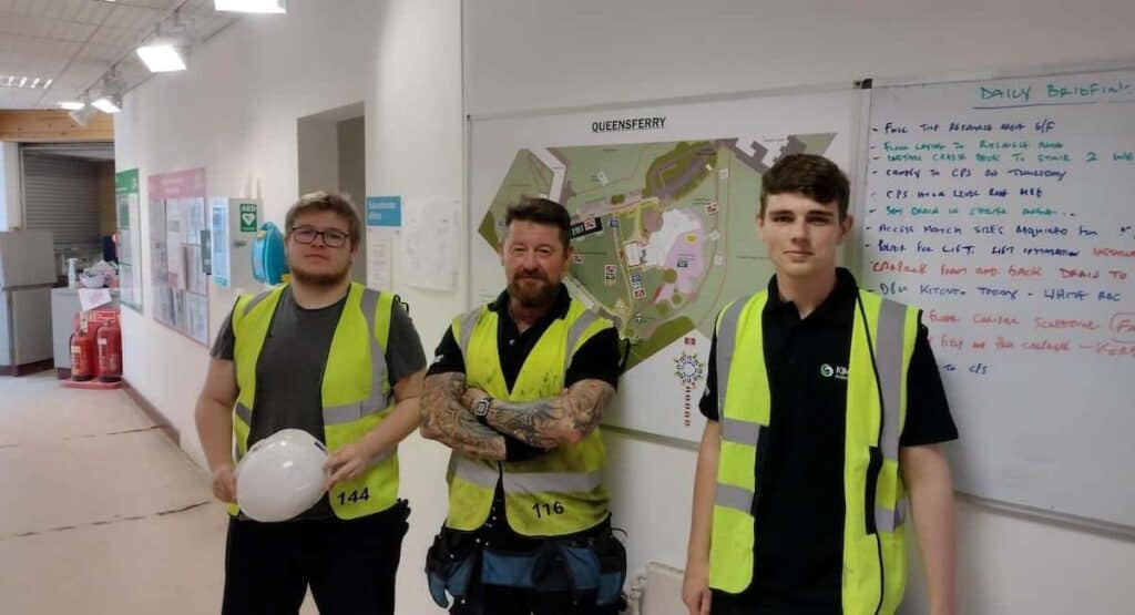 More students from Queensferry on work experience placements with Kimpton