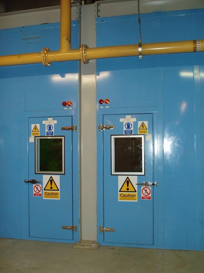 Acoustic Doors used for Noise control at BP Sunbury