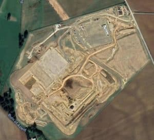 An overview of the Moray East site from above Jan 2020