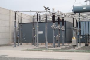 An Acoustic Enclosure within Connah's Quay Substation