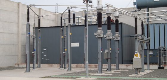 An Acoustic Enclosure within Connah's Quay Substation