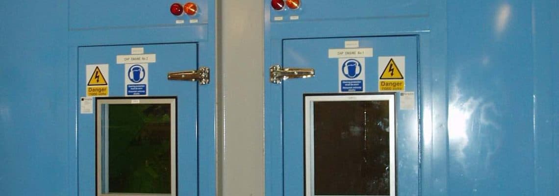 BP Sunbury Acoustic Doors for noise reduction